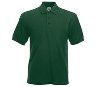 Fruit of the Loom 65/35 - Polo à Manches Courtes - Homme (M) (Vert Bouteille)