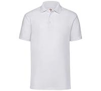Fruit of the Loom 65/35 Polo, Blanc, M Homme