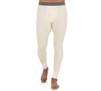 Fruit of the Loom Caleçon long thermique gaufré, en matière recyclée, pour homme, naturel, Taille XL