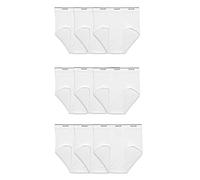 Fruit of the Loom Basic White Brief Multipack Slip Homme (Lot de 9)