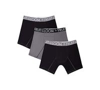 Fruit of the Loom Boxer Briefs Boxeur ajusté, Regular Leg-Performance Cooling-Lot de 3-Noir/Gris, XL Homme