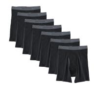 Fruit of the Loom Boxer Caleçon Court Eversoft CoolZone Fly Noir, Lot de 7