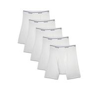 Fruit of the Loom Boxer No Ride Up pour homme Blanc - Coolzone Fly Large US