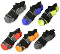 Fruit of the Loom Boys' Big Everyday Active Low Cut Tab Socks-6 Pair Pack