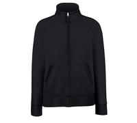 Fruit of the Loom Cintré Femmes Gris Uni Blanc ou Noir Complet Zip Sweat Veste