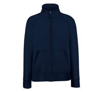 Fruit of the Loom Cintré Femmes Gris Uni Blanc ou Noir Complet Zip Sweat Veste