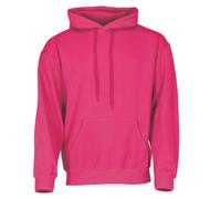 Fruit of the Loom Classic Sweat à capuche + GRATIS MyShirt Sac en tissu, fuchsia, XXL