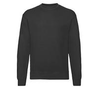 Fruit of the Loom - Classique - Sweat-Shirt - Homme - Noir (36 Schwarz) - Taille: M