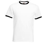 Fruit of the Loom coton bringer t - col contrasté / t-shirt