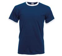 Fruit of the Loom coton bringer t - col contrasté / t-shirt
