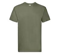 Fruit Of The Loom Cotton T-Shirt À Manches Courtes Super Premium S-5XL