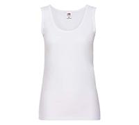 Fruit of the Loom Débardeur sans manches pour femme - Blanc - Small