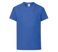 Fruit of the Loom Enfants Original T Shirt - 21 Couleurs / Age 3-15 An - Bleu Roi, 5-6 Years / 28-30 Inch
