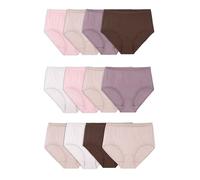 Fruit of the Loom Eversoft Cotton Underwear Multipacks, Tag Free & Breathable, Available in Plus Size, Slip-Différentes tonalités du Corps, 7 Femmes