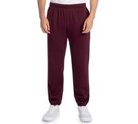 Fruit of The Loom Eversoft Fleece Elastic Bottom Sweatpants with Pockets, Relaxed Fit, Moisture Wicking, Breathable Pantalon de survêtement, Fond élastique-Marron, L Homme