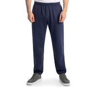 Fruit of The Loom Eversoft Fleece Elastic Bottom Sweatpants with Pockets, Relaxed Fit, Moisture Wicking, Breathable Pantalon de survêtement, Dessous élastique Bleu Marine, XXL Homme