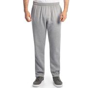 Fruit of The Loom Eversoft Fleece Open Bottom Sweatpants with Pockets, Relaxed Fit, Moisture Wicking, Breathable Pantalon de survêtement, Gris, L Homme