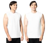 Fruit of The Loom Eversoft T-Shirt sans Manches en Coton, Débardeurs et Muscles, Évacuation de L'humidité et Respirant, Tailles S-4x Tricot Homme