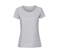 Fruit of the Loom Femme Anneaux Filé En Coton Premium Iconique 195 T-Shirt