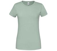 Fruit of the Loom Femme Anneaux Filé En Coton Premium Iconique 195 T-Shirt