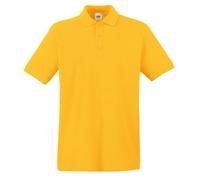 Fruit of the Loom Fruit de la chemise Polo Premium Loom - Smart Cotton 3 bouton