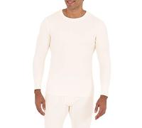 Fruit of the Loom Recycled Waffle Thermal Underwear Crew Top (1 and 2 Packs) Haut de Pijama, Naturel, L Homme