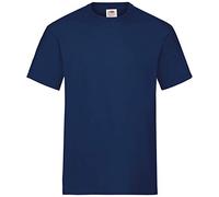 Fruit of the Loom - Heavy Cotton - T- Shirt (Lot de 3) - Homme - Bleu (Navy) - Taille: 3XL