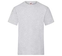 Fruit of the Loom - Heavy Cotton - T- Shirt (Lot de 3) - Homme - Gris (Heather Grey) - Taille: 3XL