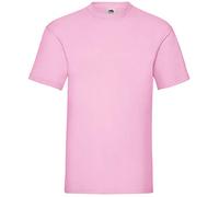 Fruit of the Loom Heavy Cotton T-Shirt, Rose Clair, Large Hommes