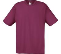 Fruit Of The Loom - T-shirt ORIGINAL - Homme (L) (Bordeaux) - UTBC340 Bordeaux, Bordeaux