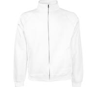 Fruit Of The Loom - Sweatshirt à fermeture zippée - Homme (S) (Blanc) - UTBC370 Blanc, Blanc