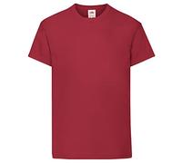 Fruit of the Loom T-shirt Original RW4728 manches courtes enfant unisexe 9-11 ans Blanc