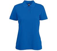 Fruit of the Loom Lady-Fit 65/35 - Polo, Bleu royal., X-Small