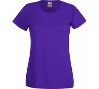 Fruit Of The Loom Lady-Fit T-Shirt Femme BC1354 (S) (Violett)
