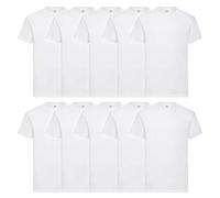 Fruit of the Loom Lot de 10 t-shirts Valueweight, L