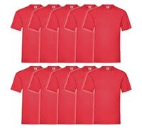 Fruit of the Loom Lot de 10 t-shirts Valueweight, L