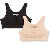 Fruit of the Loom Lot de 2 brassières de Sport pour Femme avec Coussinets Amovibles - - 40