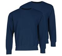 Fruit of the Loom Lot de 2 sweat-shirts classiques Set-In + sac en tissu MyShirt GRATUIT, 3XL