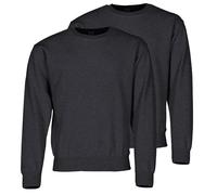 Fruit of the Loom Lot de 2 sweat-shirts classiques Set-In + sac en tissu MyShirt GRATUIT, L