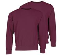 Fruit of the Loom Lot de 2 sweat-shirts classiques Set-In + sac en tissu MyShirt GRATUIT, M