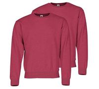 Fruit of the Loom Lot de 2 sweat-shirts classiques Set-In + sac en tissu MyShirt GRATUIT, XL
