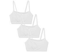Fruit of The Loom - Lot de 3 Soutiens-Gorge de Sport en Coton pour Femme - Blanc - 85