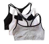 Fruit of The Loom - Lot de 3 Soutiens-Gorge de Sport en Coton pour Femme - Multicolore - 110