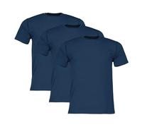 Fruit of the Loom - Lot de 3 t-shirts en coton épais pour homme + sac en tissu Web-Textilien24 - S, M, L, XL, XXL, 3XL - Plusieurs coloris disponibles, M
