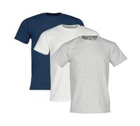 Fruit of the Loom - Lot de 3 t-shirts en coton épais pour homme + sac en tissu Web-Textilien24 - S, M, L, XL, XXL, 3XL - Plusieurs coloris disponibles, XL