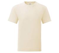 Fruit of the Loom Lot de 3 t-shirts Iconic T pour homme - Taille S à 5XL, naturel, S