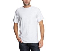Fruit of the Loom Lot de 3 t-shirts Iconic T pour homme - Taille S à 5XL - Taille L - Couleur : gris chiné, gris, L