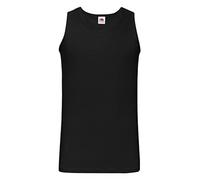 Fruit of the Loom - Lot de 5 débardeurs homme - Multicolore - 2 Noir, 2 Blanc, 1Gris - 35/37 - Taille S