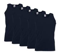 Fruit of the Loom Lot de 5 maillots de corps pour homme - Bleu - X-Large