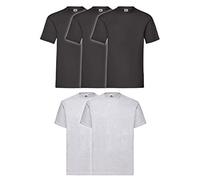 Fruit of the Loom Lot de 5 ou 10 t-shirts pour homme, 4XL